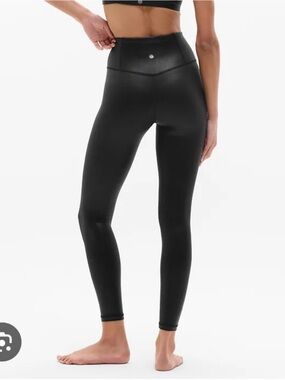 Athleta Elation Shine leggings in shimmer black